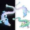 3D Printed Crystal Dragon Articulated Dragon Fidget Toy Cherry Blossom Dragon Home Office Decor Birthday Gift For Boys