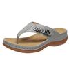 New Summer Slipper Non-Slip Cool Flip Flops Comfy Orthopedic Sandals Beach Slippers Peep Toe Sandalias for Woman Slides