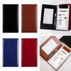 PU Leather A6 File Folder Storage Slot Business Meeting Contract Clamp  Restaurant