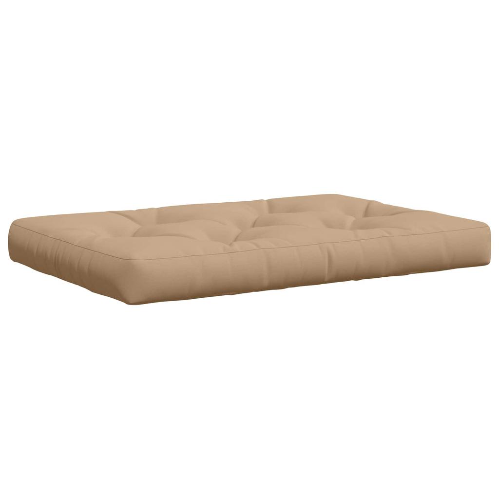 Pallet Seat Cushion VIANEN 100percent Polyester Sand 120 x 60 x 12 cm