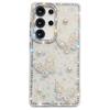 For Samsung Galaxy S25 Ultra Case Rhinestone Edge Pearl Butterfly Decor TPU+PC IMD Phone Cover