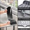Kitchen Silicone Faucet Pad, Sink Splash Protection Pad, Sponge Drainage Pad, Countertop Protector, Drainage and Drying Pad