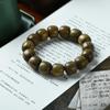 Argentinian Green Sandalwood Bracelet: Old Mountain Style Beads for Men & Women