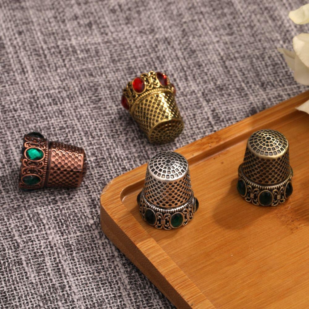 Finger Protectors Vintage Sewing Thimble Sewing Finger Protector Ring Thimble Sewing Tools