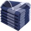2Pcs 34*34cm Cotton Dishcloth Honeycomb Towel Ultra Soft Absorbent Hand Towel Wash Cloth Household Kitchen Cleaning Cloth Tool