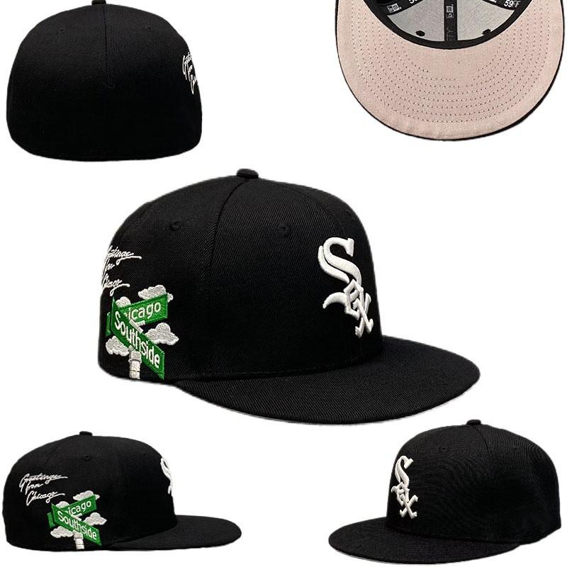Baseball Cap Embroidered Flat Brim Sun Hat Men Women Adjustable Casual