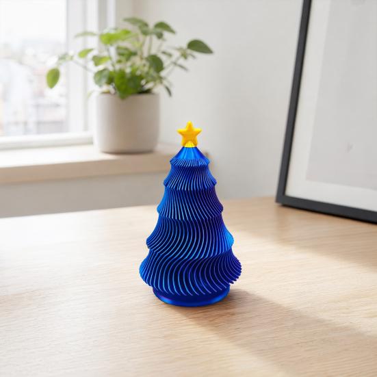 3D-печатная рождественская елка-фиджет-игрушка DYS, легкий мини-настольный орнамент, игрушка для снятия стресса, подарок для снятия тревожности и расслабления