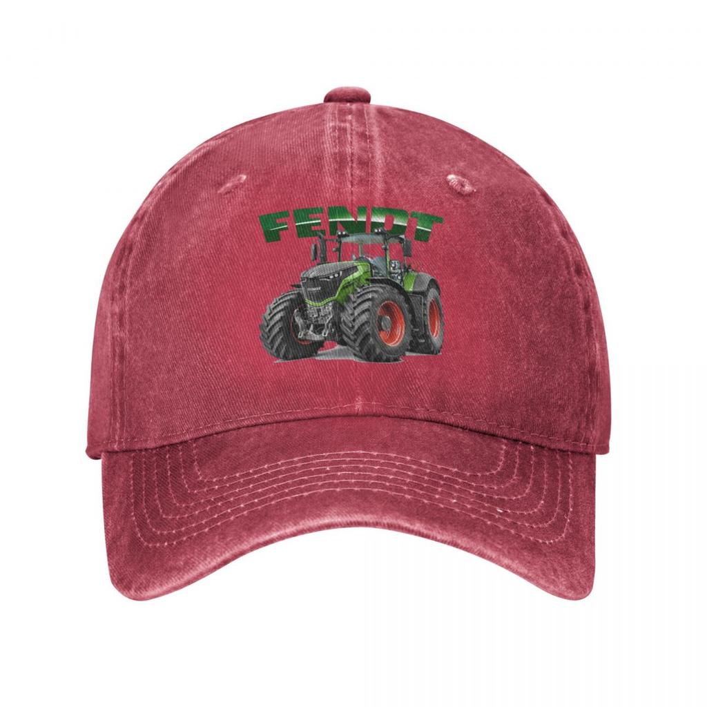 Fendt German Tractors Men Women Baseball Caps Farmer Farming Distressed Cotton Hats Cap Retro Outdoor Summer Snapback Cap