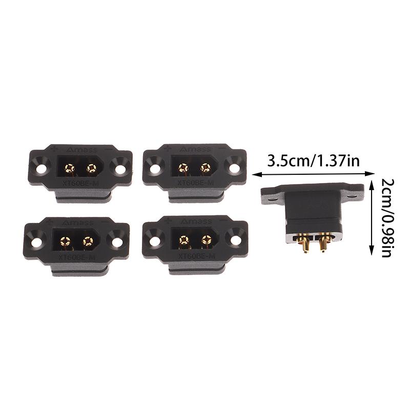 5 шт. Черный Желтый Xt60Be-M Папа Разъем типа "пуля" Провод Кабель Вилка Водонепроницаемая Крышка Для Rc Fpv Зарядное устройство Аккумулятор Мотор Регулятор скорости