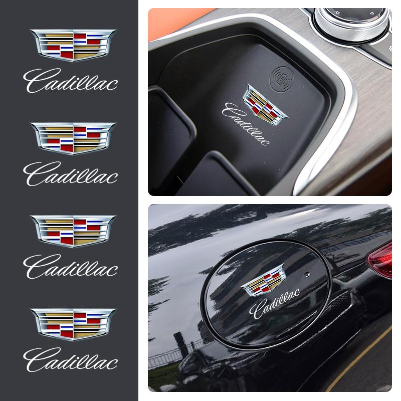 1/2/5/10pcs Car Styling Emblems Stickers Interior Decoration Decal For Cadillac XT4 XT6 CTS DTS STS XTS ATS BLS SLS CT5 Uu2