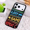 Eat Sleep Game Repeat Gamer Phone Case for iPhone 17 Air 16 15 11 12 14 13 Pro Max Shockproof Cover