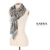 KARRA Checkered Color Block Shawl Scarf_A3F0402