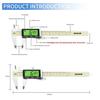 Цифровой штангенциркуль с подсветкой 0-6"/0-150 мм электронный штангенциркуль измерительный инструмент цифровой микрометр с большим ЖК-экраном