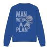 Rugrats Unisex Adult Man With A Plan Sweatshirt