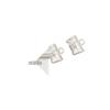 Sterling Silver Bamboo Spacer Beads for DIY Bracelets