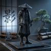 Забавная статуэтка ниндзя Креативные украшения самурая Модное 3D-печатное украшение воина Офис