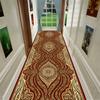 Retro Ethnic Long Corridor Carpet Luxury European Decoration Hallway Rug Non-slip Easy Cleaning Floor Mat Stairway Runners Mats