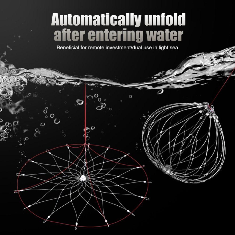 Автоматическая открытая ловушка для ловли крабов, сетка из стальной проволоки, рыболовная сеть, клетка, соленая вода, морская вода