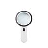Loupes Magnifiers 10X Illuminated Large Magnifier Handheld 12 Led Lighted Magnifying Glass For Seniors Reading Jewelry