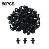 Упаковка из 50 пластиковых винтов для автомобиля для бамперов Легкая установка Надежные