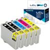 LCL for Epson IC4CL59 IC59 ICBK59 ICC59 ICM59 ICY59 Pack 2 Black Cyan Magenta Compatible Ink Cartridge Compatible (5 Yellow) Models PX-1001/