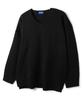 ALVINCLO [De Luxe] Side Slit Plain V-Neck Knit Dlx1504 (5 Colors)
