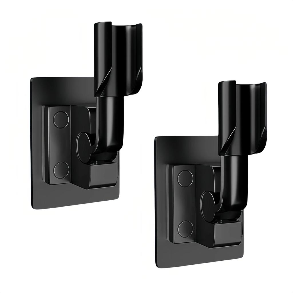 2 шт. держатель для душевой лейки самоклеящийся регулируемый кронштейн для душевой лейки многоугловое вращение ручной настенный кронштейн для душа