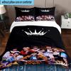 3PCS K-pop Group Performance 3pcs Bedding,Including 3PCS Duvet Cover And 2pcs Pillowcases Perfect for Christmas,Ideal for Bedroom, Dormitory