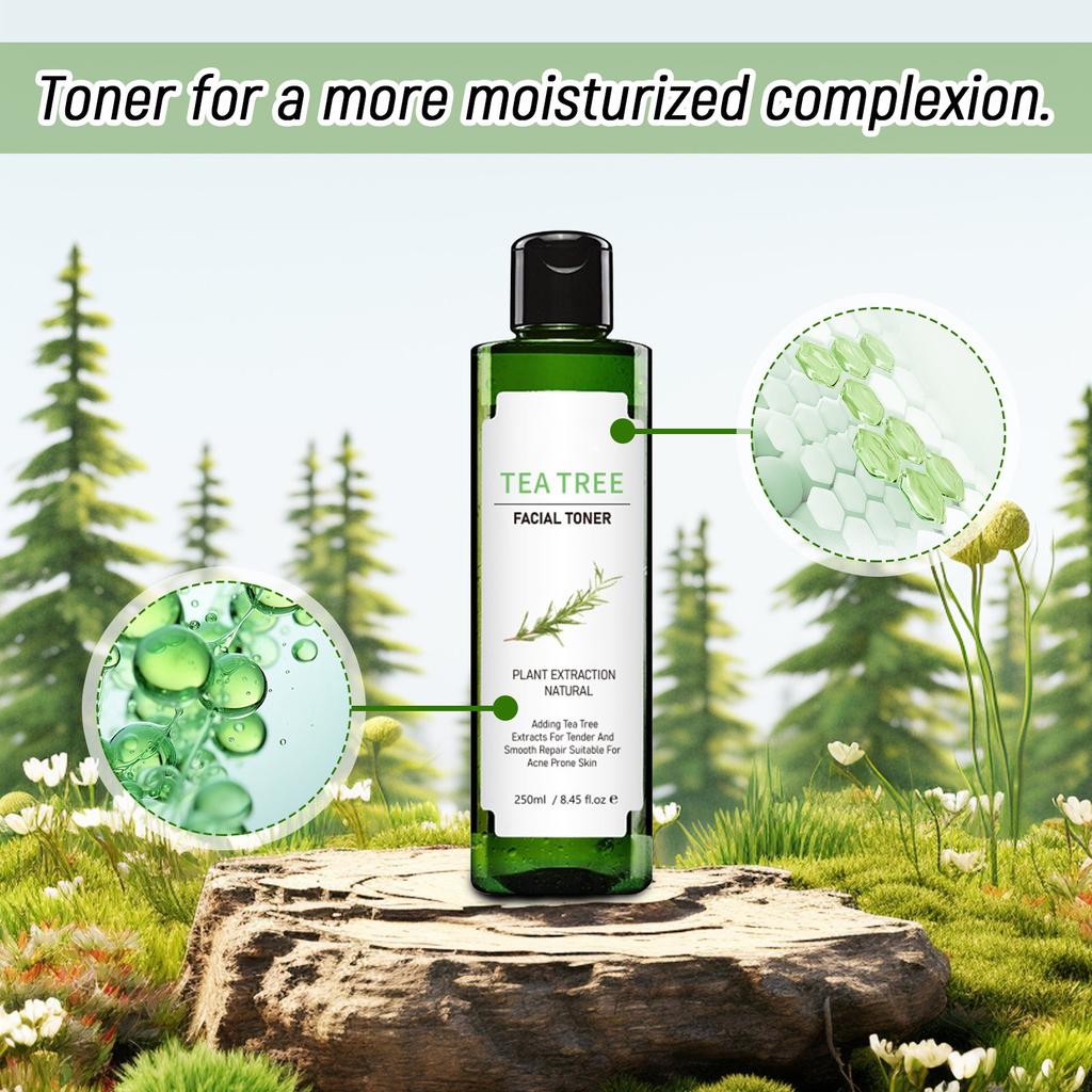 Белый тонер, 250 мл, глубоко очищает и сужает поры Тоник для лица «Древо»