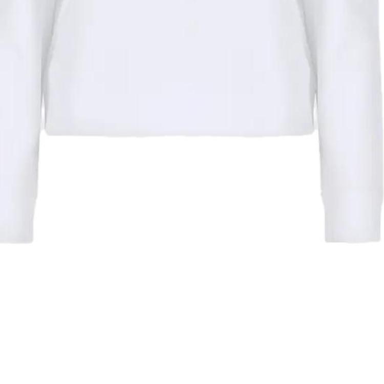 Emporio Armani Свитшот с длинным рукавом и круглым вырезом с принтом логотипа Женский свитшот Белый 8N2M9E-2J49Z-F108