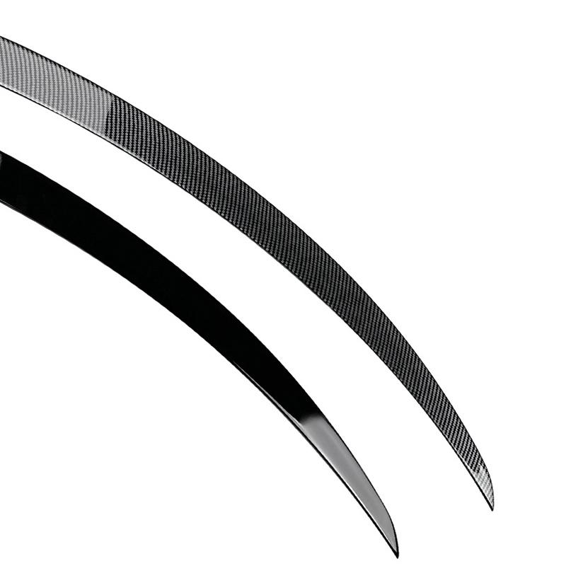 1 Pair Rear Wings Compatible for Tesla Model 3 2017-2023 Glossy Matte Black Carbon Car Accessories