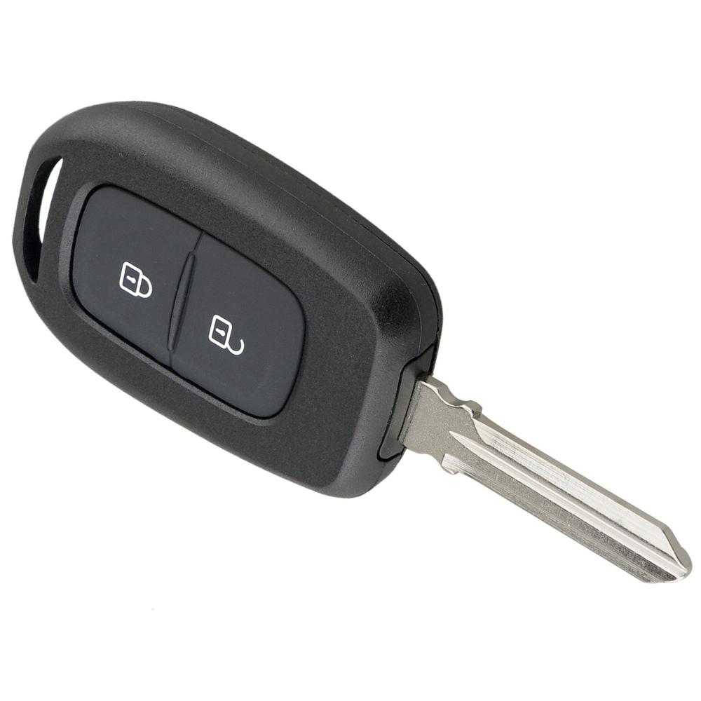 433 МГц 2 кнопки автомобильный дистанционный ключ с лезвием HU179, пригодный для Renault Symbol Trafic Dacia Duster Logan