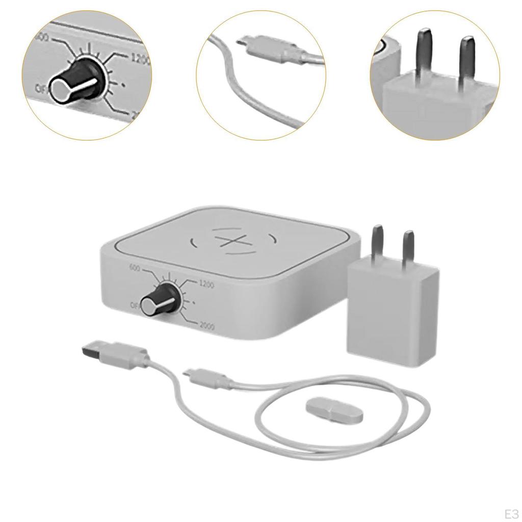 Магнитная мешалка лабораторная емкостью от 1 л до 1,5 л мощная с кабелем типа C для