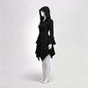 Gothic Mini Skirt Cosplay Costume for Women 2026 Halloween Vampire Dress Dark Lolita Role Play Outfit