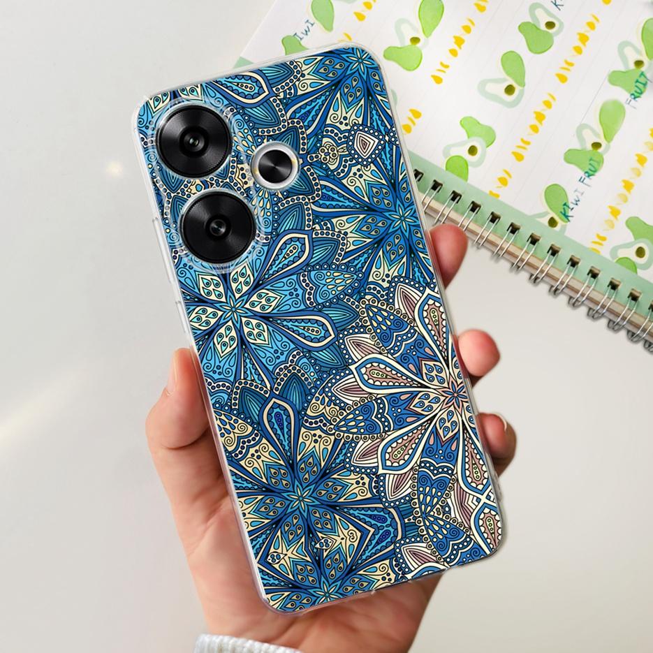 For Xiaomi Poco F6 Case Redmi Turbo3 New Fashion Painted Cover Soft Slim Phone Cases For Xiaomi Redmi Turbo 3 Poco F6 F 6 Bumper