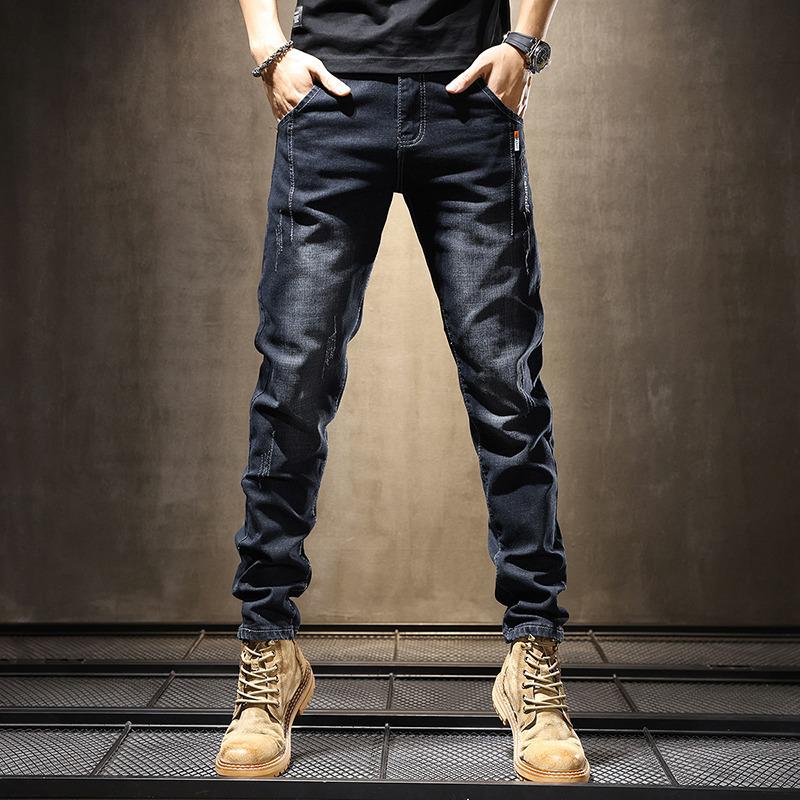 Мужские зимние джинсы Velvet Stretch Straight-Leg 2023 года