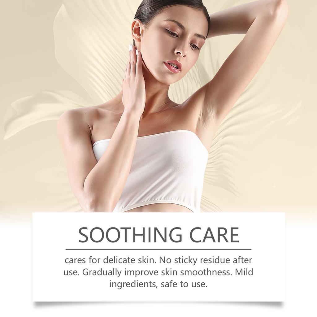 Мягкий крем для удаления волос, Успокаивающий крем для удаления волос, Увлажняющий и не вызывающий раздражения, Подходит для всех типов кожи, 60 г