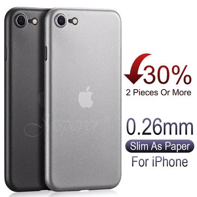 0,3 мм Ультратонкий PP Чехол Полное Покрытие Для iPhone SE 2 11 Pro XS Max XR X Прозрачный Матовый Жесткий Чехол Для iPhone 7 8 6S 6 Plus