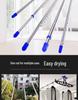 Retractable No-Drill 304 Stainless Steel Balcony Clothes Drying Rack Pole