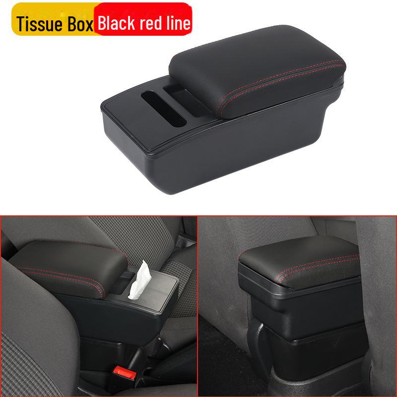 Adjustable Universal Car Armrest Box for Export, Overseas Use. Extends and Widens for Central Armrest.