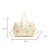 New Cute Bear Organizer Bag Embroidery Large Capacity Handbag Mommy Bag Maternity Pack Diaper