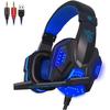 Plextone PC780 Gaming Headset with Microphone 3.5mm LED Light Headphones Surround Stereo Bass HD Earphone for Gamer PC,Xbox Series X/S, PS5,PS4,VR