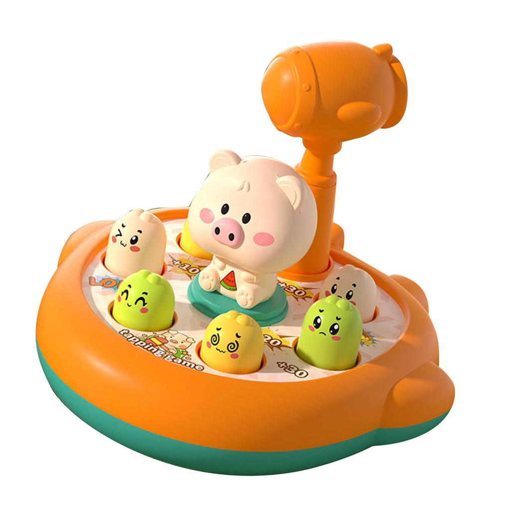 Kids Whack Desktop Toy Animal Shaped Improve Coordination Educational Hammering Pounding Toy Pig