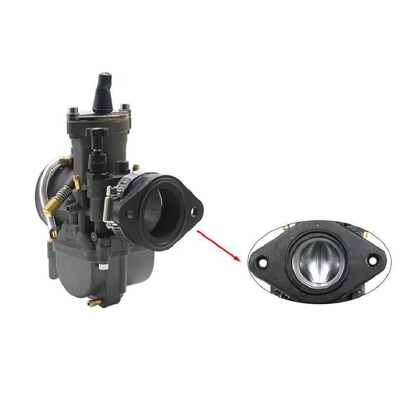 ZSDTRP For 21 24 26 28 30 32 34mm For OKO KEIHI PWK KOSO VM24 PE28/30 Carburetor Pit Dirt Bike Rubber Adapter Inlet Intake Pipe