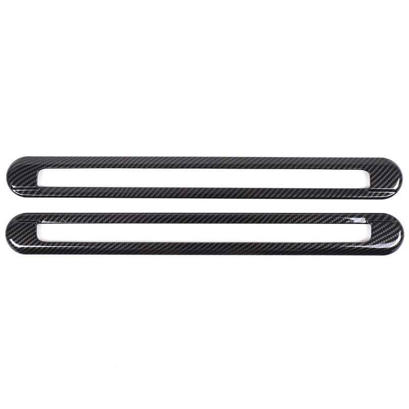 x2 ABS Plastic Carbon fiber pattern Car Window Exterior Rear Side Air Vent Decoration For Mercedes Benz G-Class W463 2025