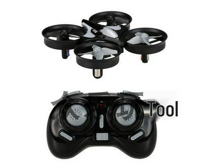 Мини-дрон JJRC H36 с дистанционным управлением: Квадрокоптер с оригинальным мотором, пропеллером и аксессуарами для рамы