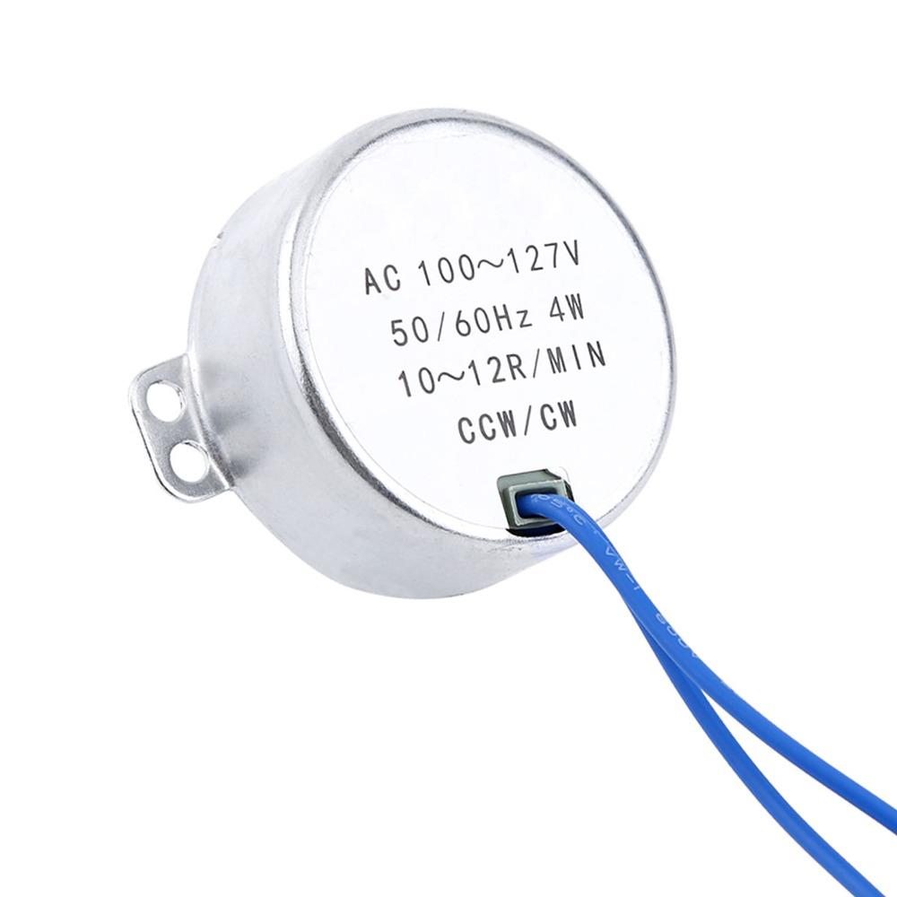 50/60Hz AC Electric Motor 4W Power Fireplace Replacement Motor Synchronous Geared Motor For Fan