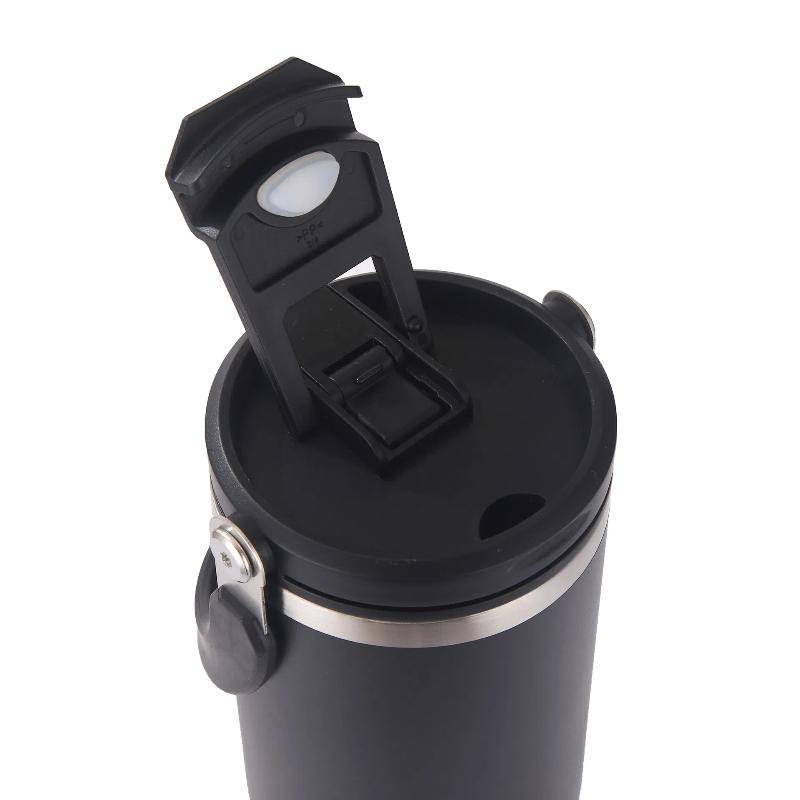 304 Stainless Steel Insulated CupCustomizable Logo Men And Women Double Wall Portable With Handle Heat-resistant Drinkware Cup