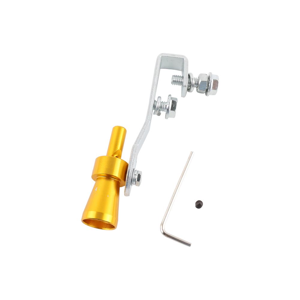 Мотоцикл выхлопной автомобиль поддельный турбо свисток труба звук глушитель продувочный клапан универсальный симулятор