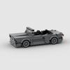 Открытый Городской Автомобиль для Гонки Кабриолет MOC M3 E30 Кабриолет Runabout Модель Автомобиля Строительные Блоки Кирпичи Детские Игрушки Подарок